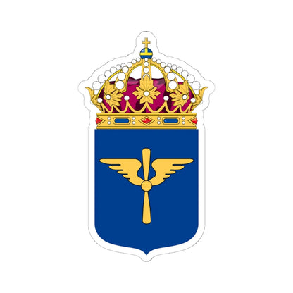 Flygvapnet vapen bra (Sweden) (Coat of Arms) STICKER Vinyl Kiss-Cut Decal 6 Inch White - The Sticker Space