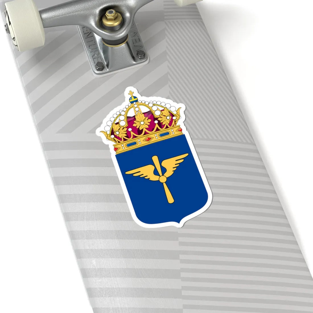 Flygvapnet vapen bra (Sweden) (Coat of Arms) STICKER Vinyl Kiss-Cut Decal - The Sticker Space