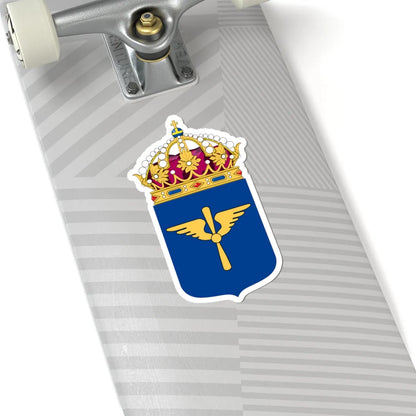 Flygvapnet vapen bra (Sweden) (Coat of Arms) STICKER Vinyl Kiss-Cut Decal - The Sticker Space