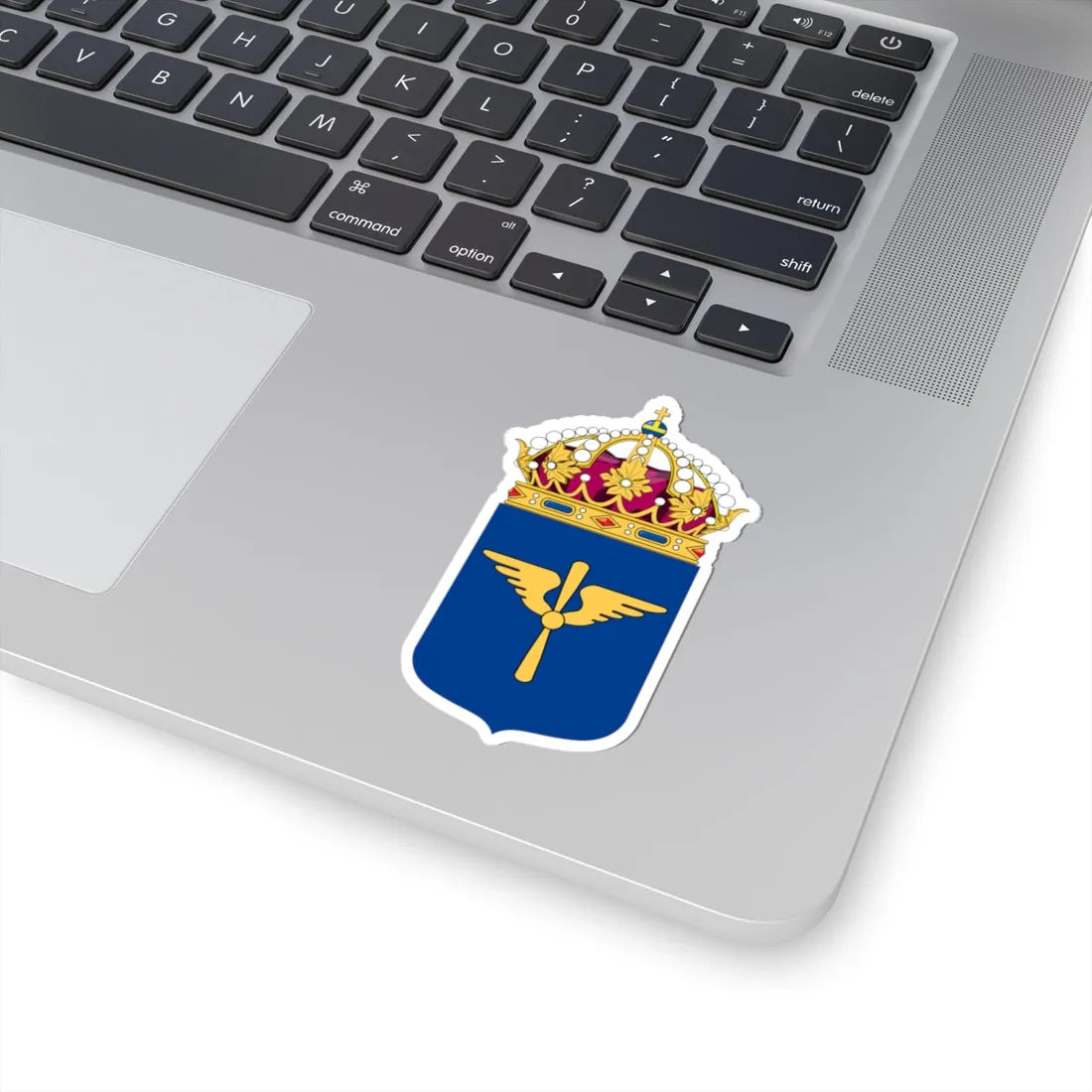 Flygvapnet vapen bra (Sweden) (Coat of Arms) STICKER Vinyl Kiss-Cut Decal - The Sticker Space