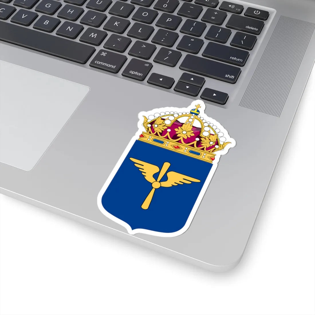 Flygvapnet vapen bra (Sweden) (Coat of Arms) STICKER Vinyl Kiss-Cut Decal - The Sticker Space