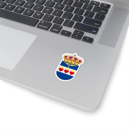 Flygvapnets Halmstadsskolor vapen (Sweden) (Coat of Arms) STICKER Vinyl Kiss-Cut Decal - The Sticker Space