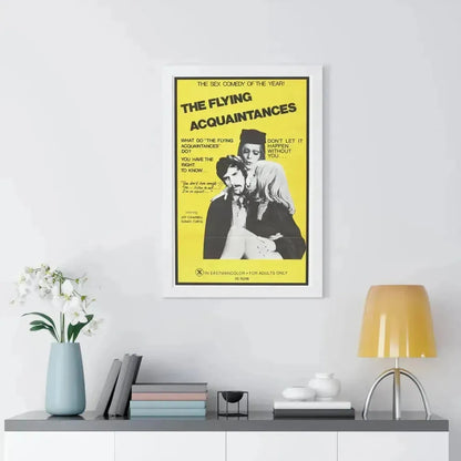 FLYING ACQUAINTENCES 1973 - Framed Movie Poster - The Sticker Space
