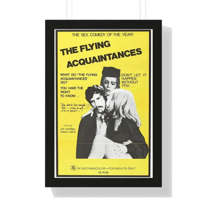 FLYING ACQUAINTENCES 1973 - Framed Movie Poster - The Sticker Space
