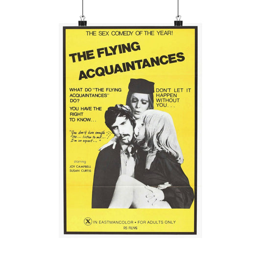 FLYING ACQUAINTENCES 1973 - Paper Movie Poster-12″ x 18″-The Sticker Space