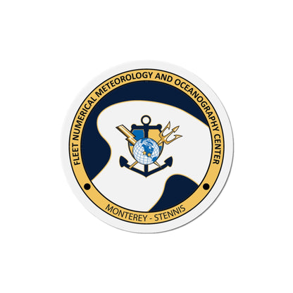 FMNOC Monterey Stennis Fleet Numerical Meteorology and Oceanography Center (U.S. Navy) Die-Cut Magnet-6 × 6"-The Sticker Space