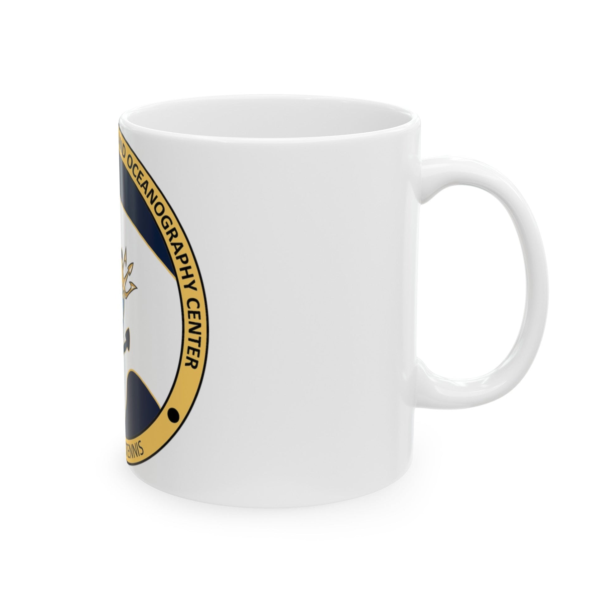 FMNOC Monterey Stennis Fleet Numerical Meteorology and Oceanography Center (U.S. Navy) White Coffee Mug-The Sticker Space