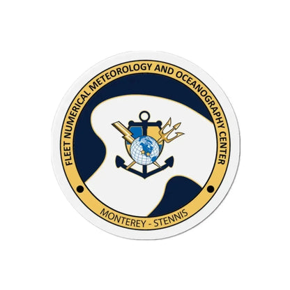 FMNOC Monterey Stennis Fleet Numerical Meteorology and Oceanography Center (U.S. Navy) Refrigerator Magnet - The Sticker Space