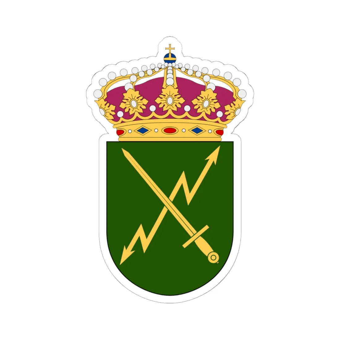 FMTM vapen (Sweden) (Coat of Arms) STICKER Vinyl Kiss-Cut Decal - The Sticker Space
