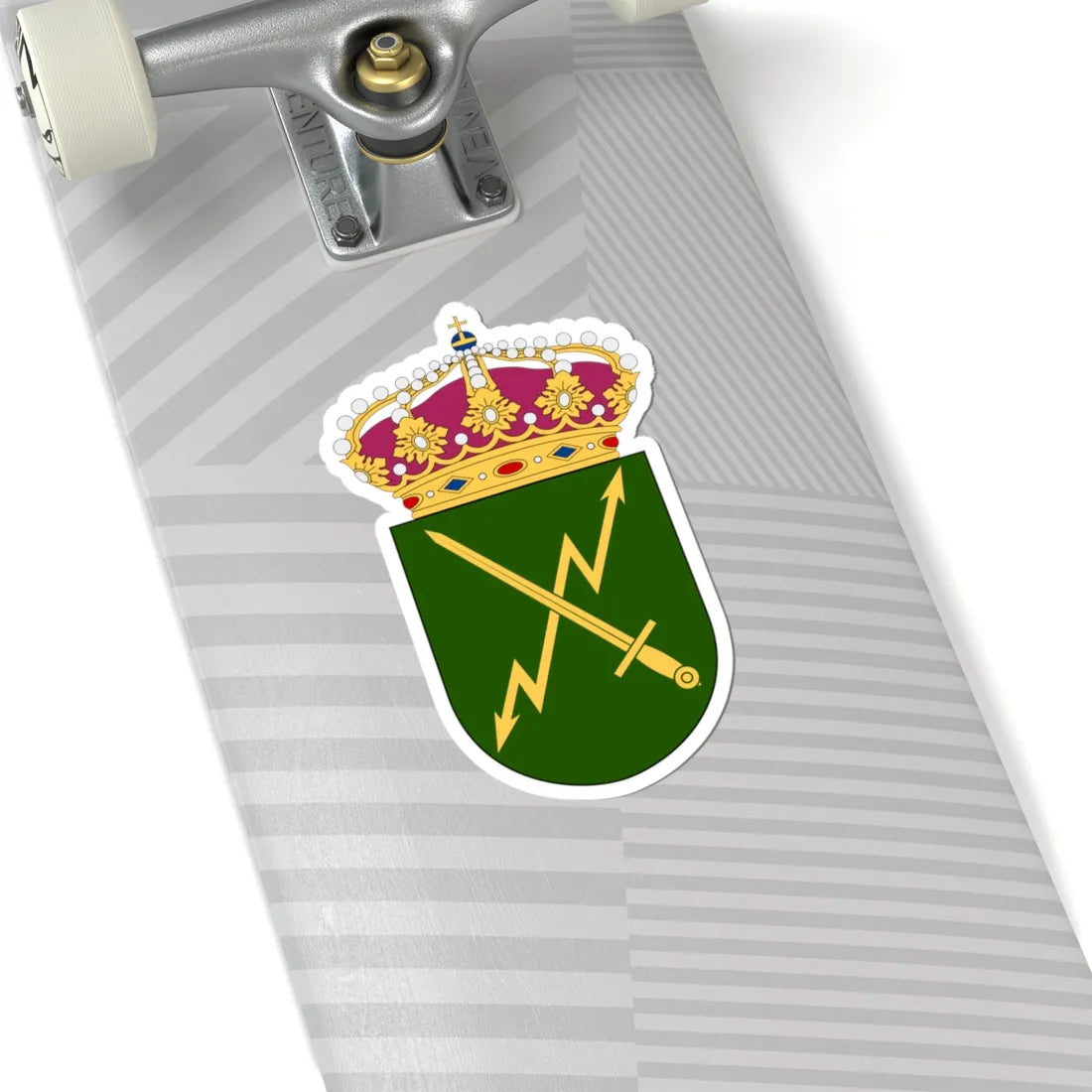 FMTM vapen (Sweden) (Coat of Arms) STICKER Vinyl Kiss-Cut Decal - The Sticker Space