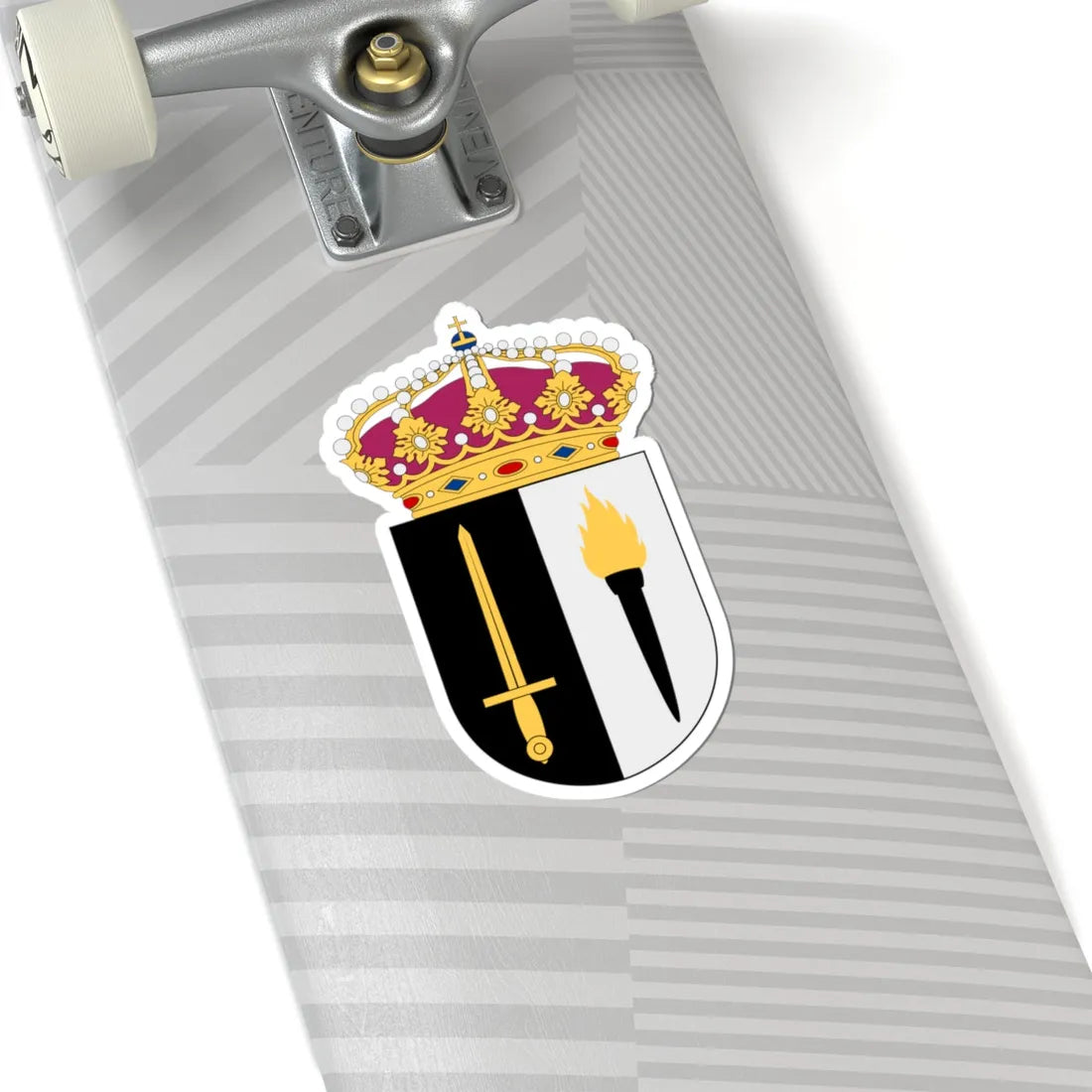 FMUndSäkC vapen (Sweden) (Coat of Arms) STICKER Vinyl Kiss-Cut Decal - The Sticker Space