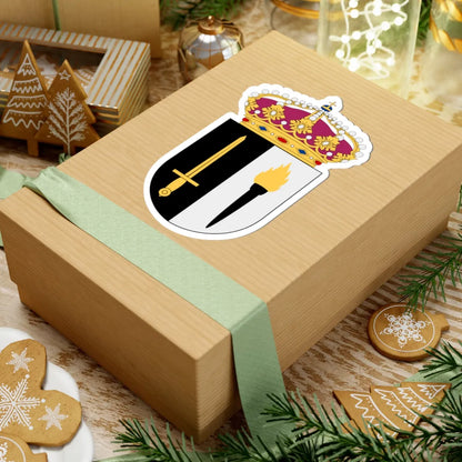 FMUndSäkC vapen (Sweden) (Coat of Arms) STICKER Vinyl Kiss-Cut Decal - The Sticker Space