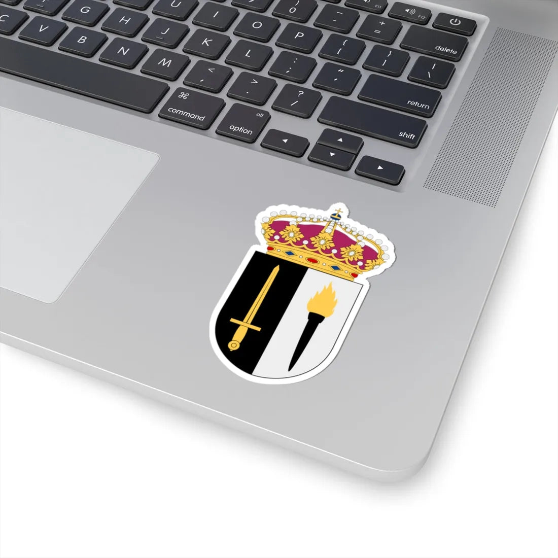 FMUndSäkC vapen (Sweden) (Coat of Arms) STICKER Vinyl Kiss-Cut Decal - The Sticker Space