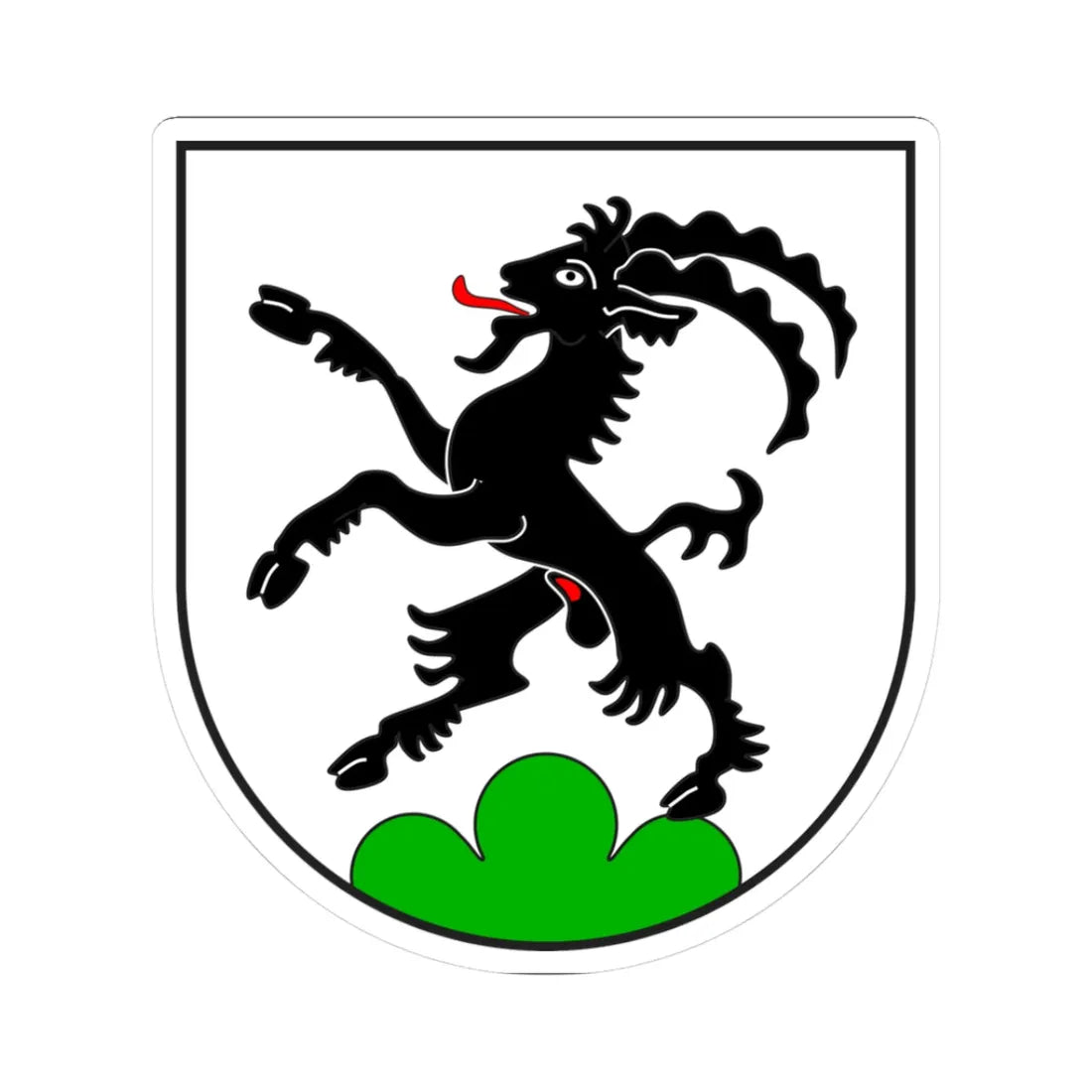 Fünf Dörfer Kreis wappen (Switzerland) (Coat of Arms) STICKER Vinyl Kiss-Cut Decal - The Sticker Space