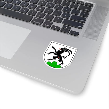 Fünf Dörfer Kreis wappen (Switzerland) (Coat of Arms) STICKER Vinyl Kiss-Cut Decal - The Sticker Space