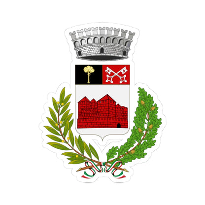 Fénis-Stemma (Italy) (Coat of Arms) STICKER Vinyl Kiss-Cut Decal 3 Inch White - The Sticker Space