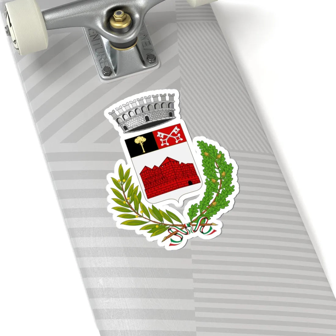 Fénis-Stemma (Italy) (Coat of Arms) STICKER Vinyl Kiss-Cut Decal - The Sticker Space