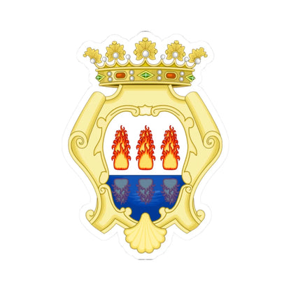 Foggia-Stemma Aulico (Italy) (Coat of Arms) STICKER Vinyl Kiss-Cut Decal 2 Inch White - The Sticker Space