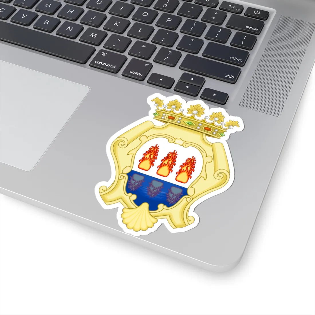 Foggia-Stemma Aulico (Italy) (Coat of Arms) STICKER Vinyl Kiss-Cut Decal - The Sticker Space
