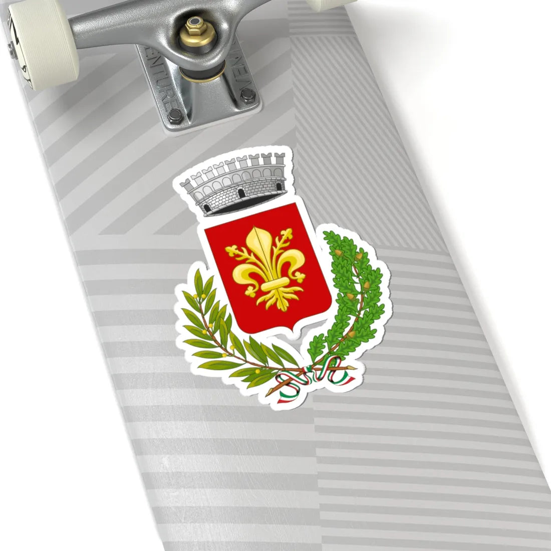 Foiano della Chiana-Stemma (Italy) (Coat of Arms) STICKER Vinyl Kiss-Cut Decal - The Sticker Space