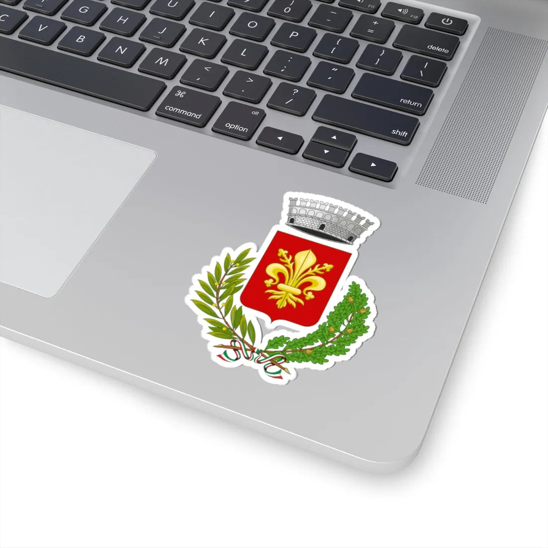 Foiano della Chiana-Stemma (Italy) (Coat of Arms) STICKER Vinyl Kiss-Cut Decal - The Sticker Space