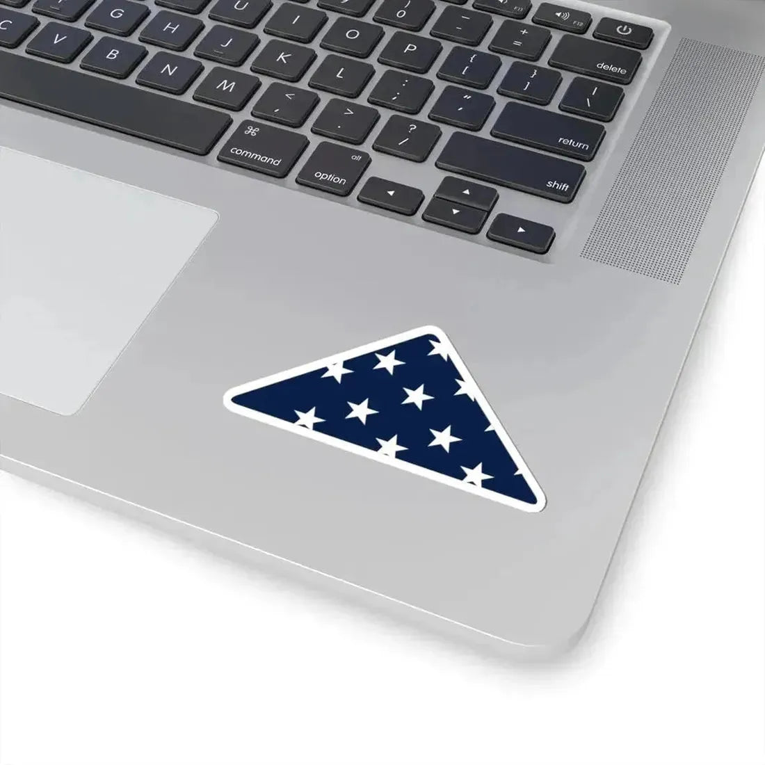 Folded U.S. Flag (United States) STICKER Vinyl Kiss-Cut Decal - The Sticker Space
