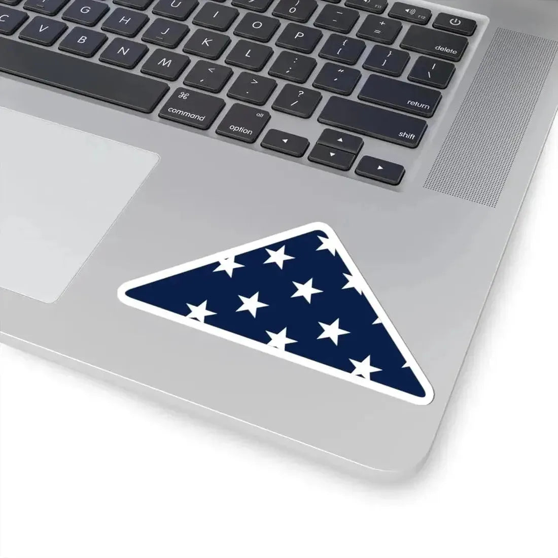Folded U.S. Flag (United States) STICKER Vinyl Kiss-Cut Decal - The Sticker Space