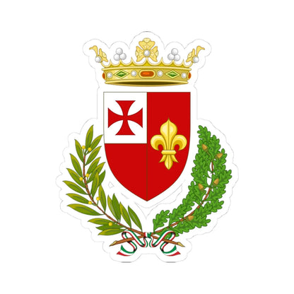 Foligno-Stemma (Italy) (Coat of Arms) STICKER Vinyl Kiss-Cut Decal 3 Inch White - The Sticker Space