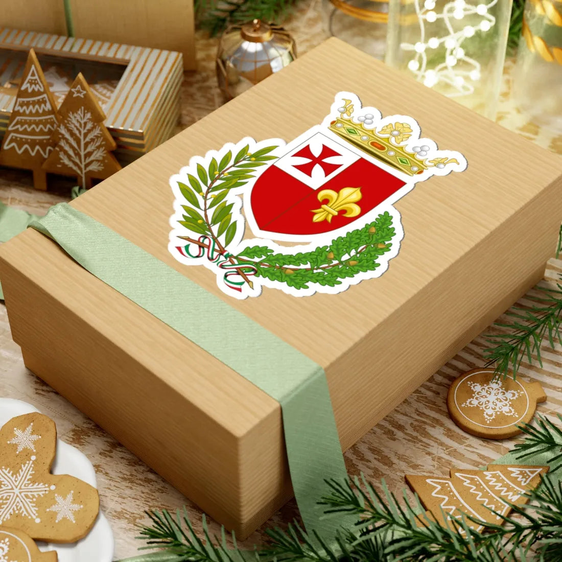 Foligno-Stemma (Italy) (Coat of Arms) STICKER Vinyl Kiss-Cut Decal - The Sticker Space