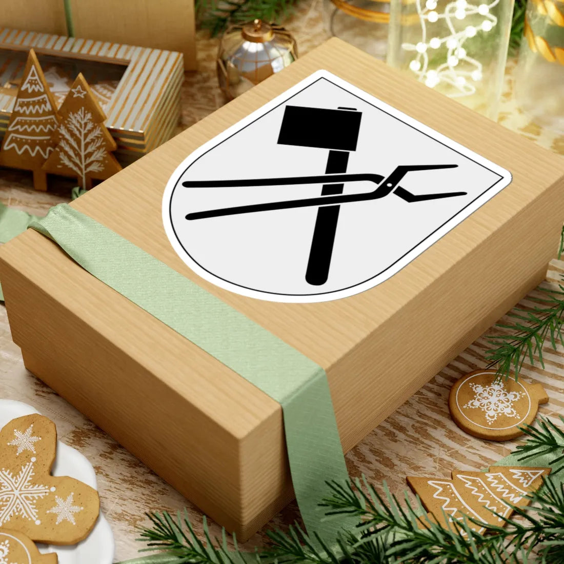 Folkärna vapen (Sweden) (Coat of Arms) STICKER Vinyl Kiss-Cut Decal - The Sticker Space