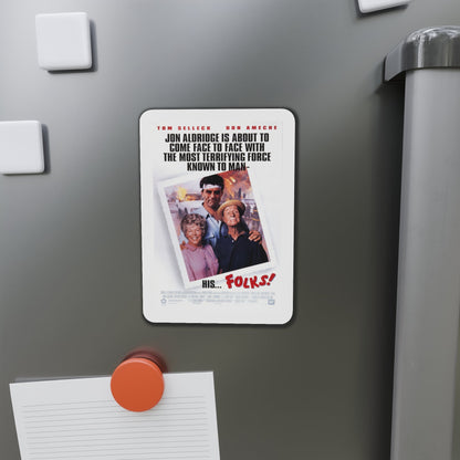 Folks 1992 Movie Poster Die-Cut Magnet-The Sticker Space