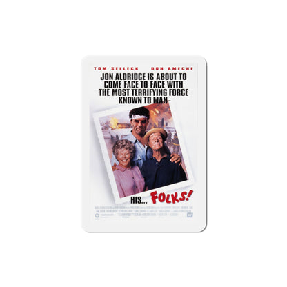 Folks 1992 Movie Poster Die-Cut Magnet-4" x 4"-The Sticker Space