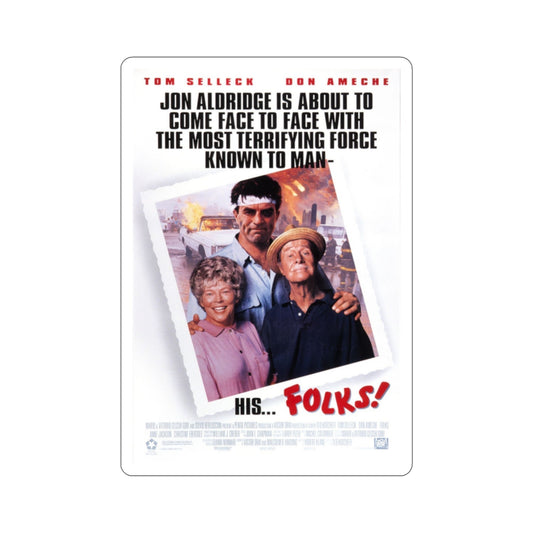 Folks 1992 Movie Poster STICKER Vinyl Die-Cut Decal-2 Inch-The Sticker Space