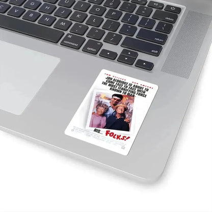 Folks 1992 Movie Poster - STICKER Vinyl Kiss-Cut Decal - The Sticker Space