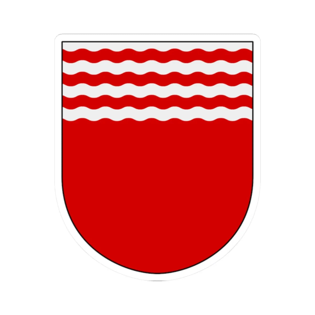 Folkuniversitetet vapen (Sweden) (Coat of Arms) STICKER Vinyl Kiss-Cut Decal 2 Inch White - The Sticker Space