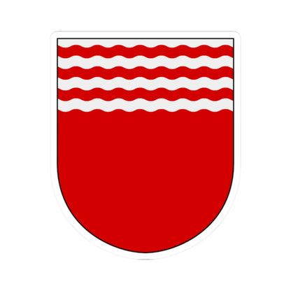 Folkuniversitetet vapen (Sweden) (Coat of Arms) STICKER Vinyl Kiss-Cut Decal 2 Inch White - The Sticker Space