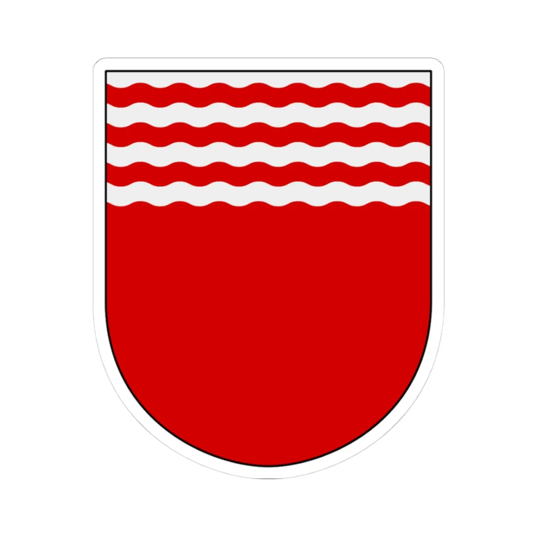 Folkuniversitetet vapen (Sweden) (Coat of Arms) STICKER Vinyl Kiss-Cut Decal 3 Inch White - The Sticker Space