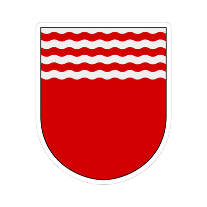 Folkuniversitetet vapen (Sweden) (Coat of Arms) STICKER Vinyl Kiss-Cut Decal 4 Inch White - The Sticker Space