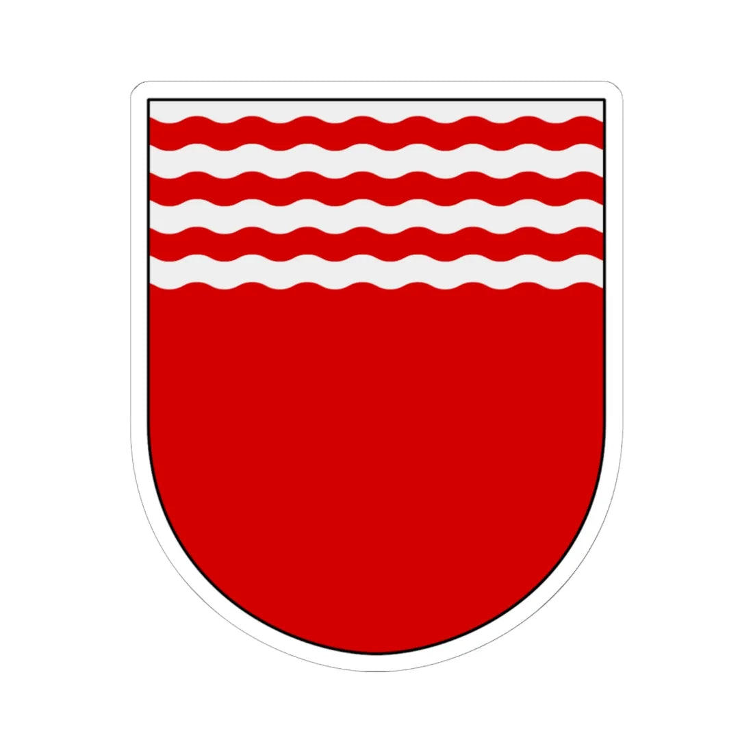 Folkuniversitetet vapen (Sweden) (Coat of Arms) STICKER Vinyl Kiss-Cut Decal 6 Inch White - The Sticker Space