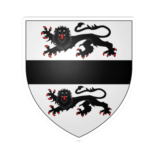 Follifoot arms (England) (Coat of Arms) STICKER Vinyl Kiss-Cut Decal 2 Inch White - The Sticker Space