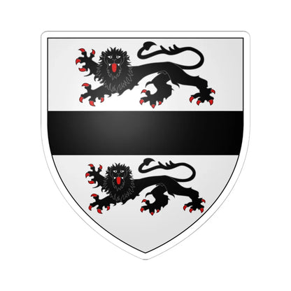 Follifoot arms (England) (Coat of Arms) STICKER Vinyl Kiss-Cut Decal 6 Inch White - The Sticker Space