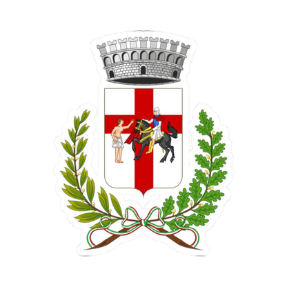 Follo-Stemma (Italy) (Coat of Arms) STICKER Vinyl Kiss-Cut Decal 2 Inch White - The Sticker Space