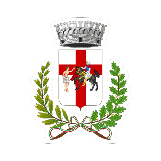 Follo-Stemma (Italy) (Coat of Arms) STICKER Vinyl Kiss-Cut Decal 2 Inch White - The Sticker Space