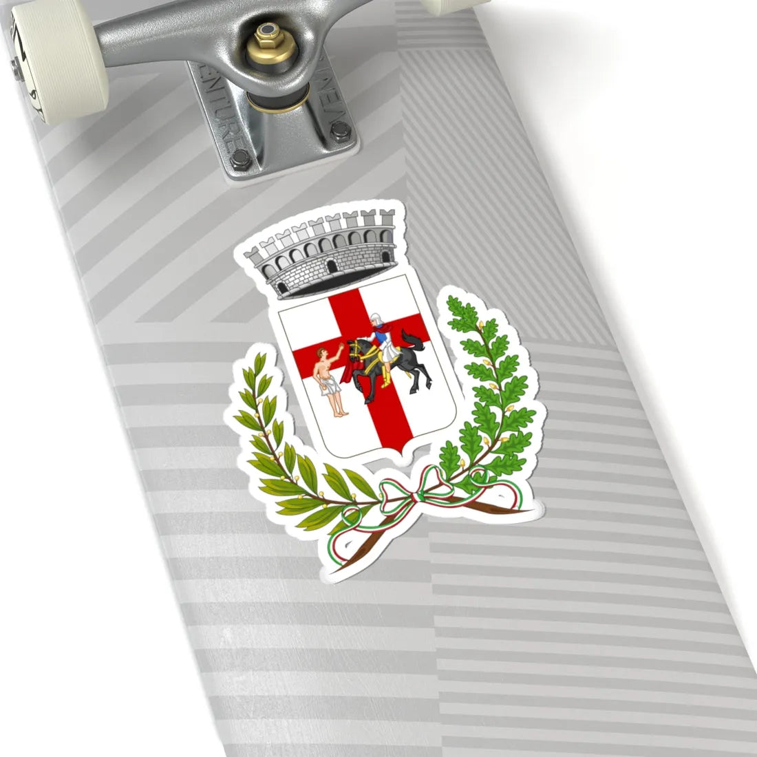 Follo-Stemma (Italy) (Coat of Arms) STICKER Vinyl Kiss-Cut Decal - The Sticker Space