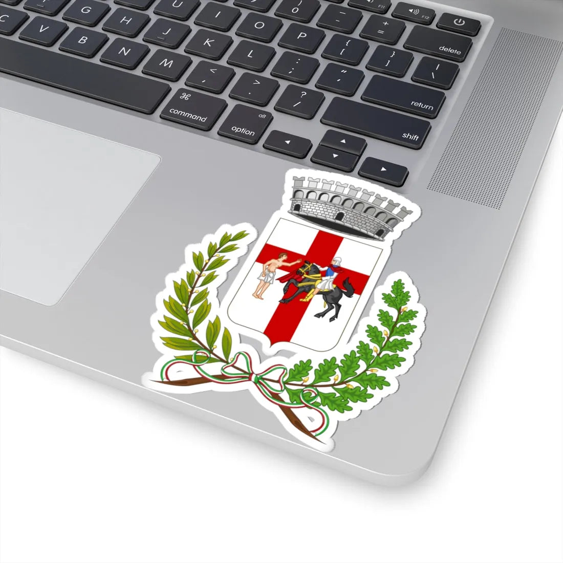 Follo-Stemma (Italy) (Coat of Arms) STICKER Vinyl Kiss-Cut Decal - The Sticker Space