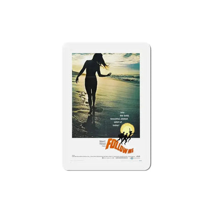 Follow Me 1969 Movie Poster Refrigerator Magnet - The Sticker Space