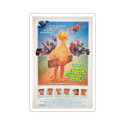 Follow That Bird 1985 Movie Poster STICKER Vinyl Die-Cut Decal 6 Inch - The Sticker Space