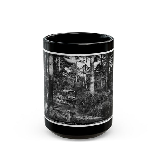 Folly Island, South Carolina (U.S. Civil War) Black Coffee Mug-15oz-The Sticker Space