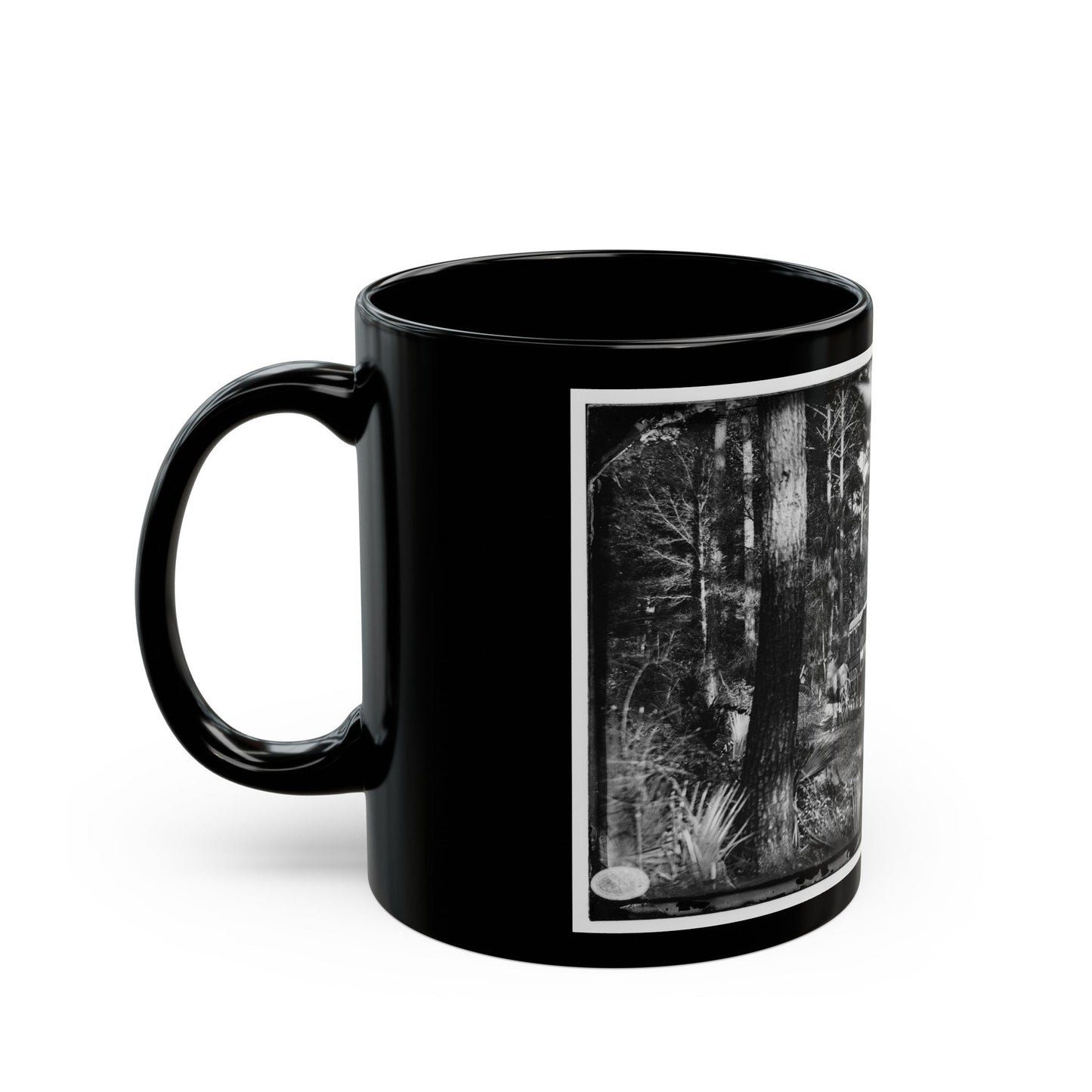 Folly Island, South Carolina (U.S. Civil War) Black Coffee Mug-The Sticker Space