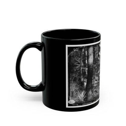 Folly Island, South Carolina (U.S. Civil War) Black Coffee Mug-The Sticker Space